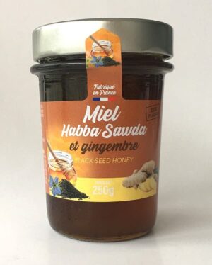 Miel Nigel et Gingembre (Habba Sawda + Zanjabil) - Pot de 250g