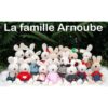 peluche doudou lapin sara famille arnoube