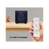 lampe veilleuse coranique sous forme de cube noir avec telecommande