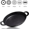 poele a paella lisse induction en pierre 32cm
