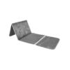 tapis prière ultra confortable adossoir dossier intégré pliable gris