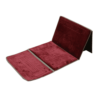 tapis prière ultra confortable adossoir dossier intégré pliable rouge